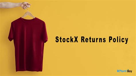 stockx return policy 2022.